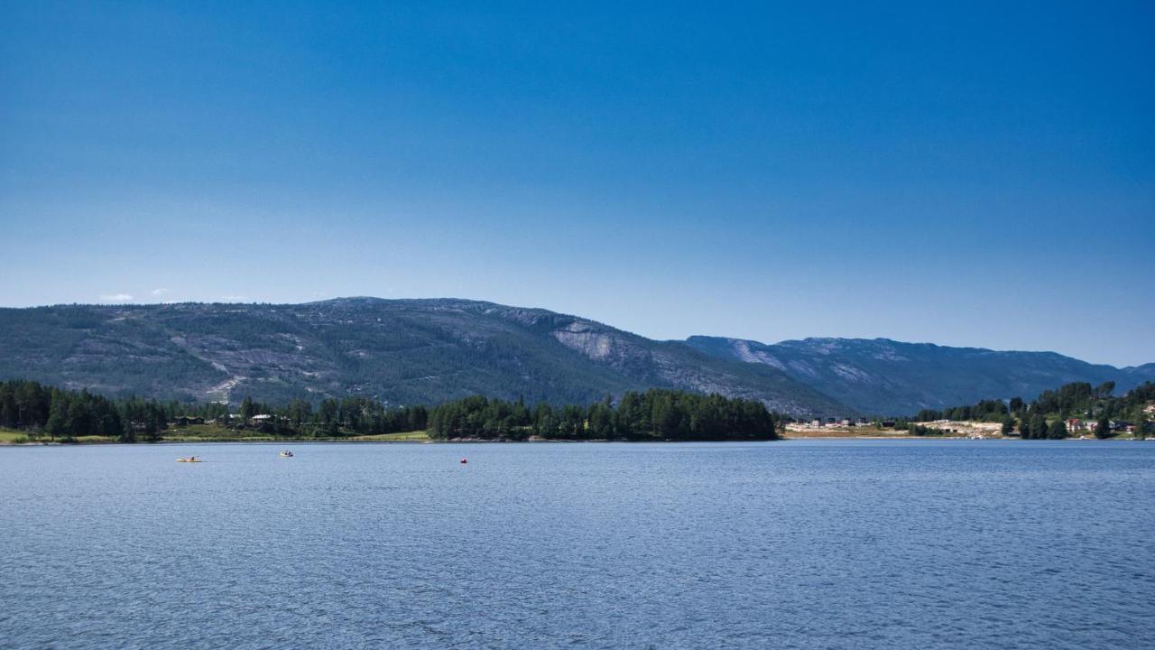 Hytte Naer Vannet, Jacuzzi Og Sauna Vradal Exterior photo