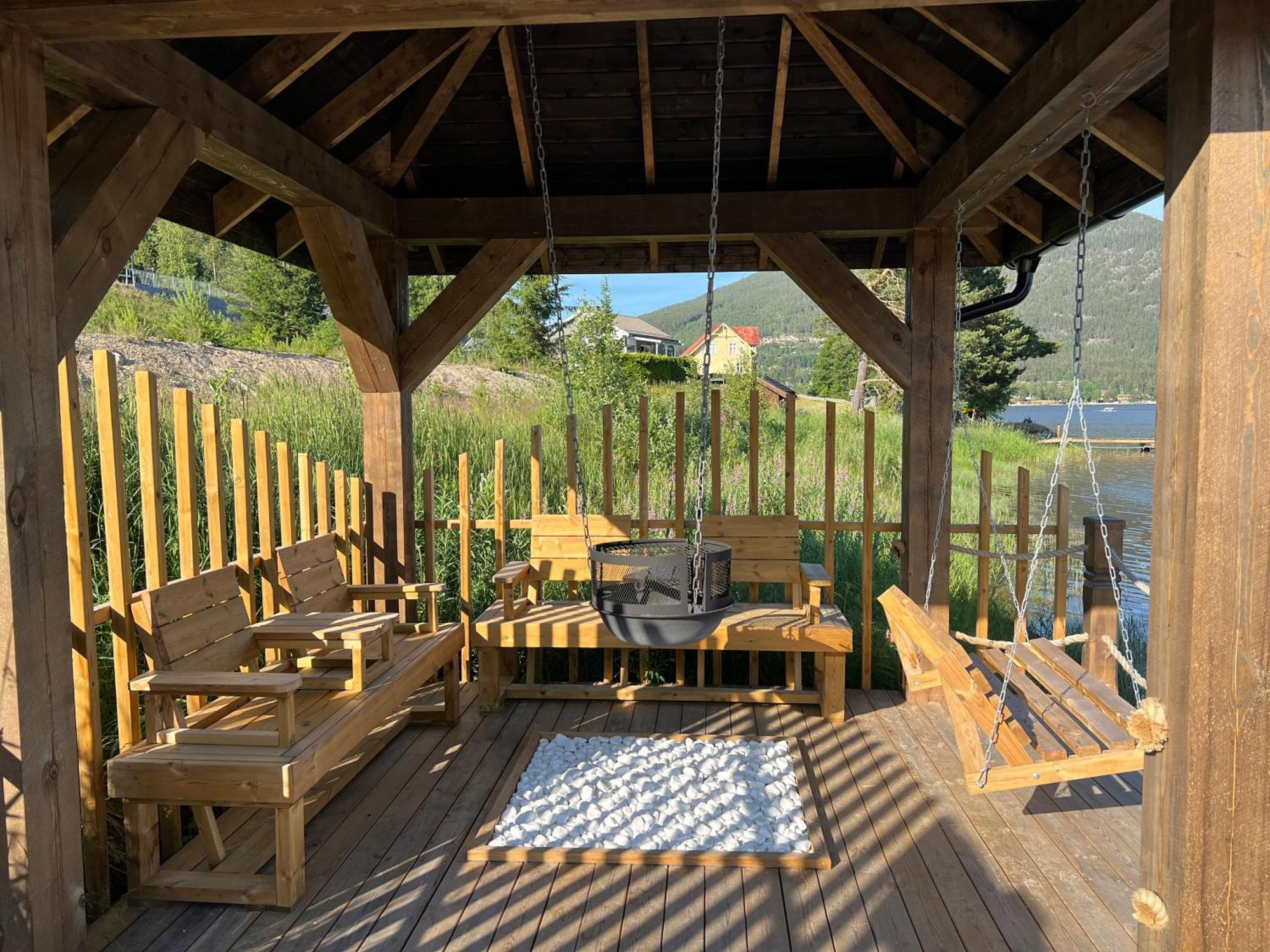 Hytte Naer Vannet, Jacuzzi Og Sauna Vradal Exterior photo